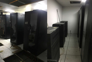 福州某區(qū)國稅局雷迪司數(shù)據(jù)中心機(jī)房應(yīng)用